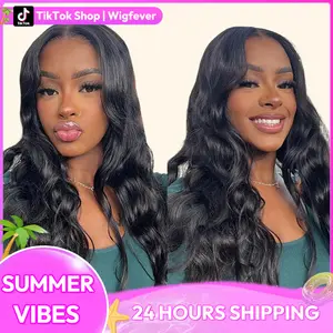 Cleareance Sale Wigfever Wear Go Glueless Wigs Pre Cut 6*4 HD Body Wave Lace Pre Plucked Lace Front Wigs Beginner Friendly #Spring Glow-Up