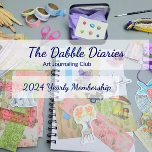 Art Journaling - Dabble Diaries Yearly Membership