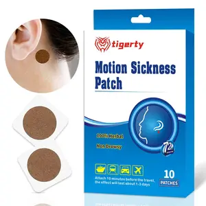 Motion Sickness Patch, Non Drowsy SeaSickness paste Behind Ear Ship Travel, Waterproof Car Sick Stickers for Car, Train, Plane, Travel Anti Nausea Non-Drowsy, Kids Adults Safe, 72Hrs Long Lasting Plasters Self adhesive Cruise Essential Pad!