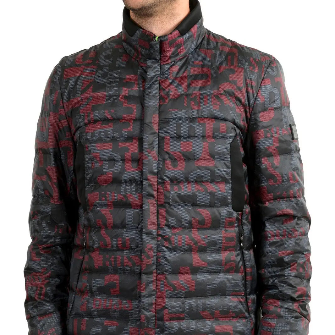 Hugo Boss Men's "J-Kariba" Logo Print Insulated Parka Jacket US M IT 50