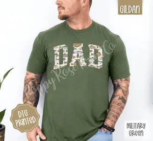 Fishing Dad Gildan TShirt, Father's Day, Fish Shirt, Men's Tee, Gift for Him