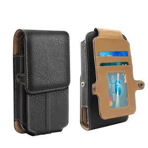 Magnetic Snap Phone Holster – Universal Fit for iPhone & Samsung (with Case On) | Durable, Hands-Free Belt Clip | Skeletonized Design