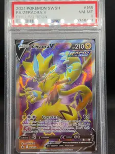Pokemon Slab - Zeraora V PSA 8
