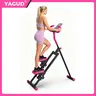 Yagud Fitness Stair Stepper w/ Handlebar, Extended Step Range Climber Machine for Legs & Core Workouts, Home GYM Equipment