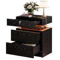 Black - 3 Drawers