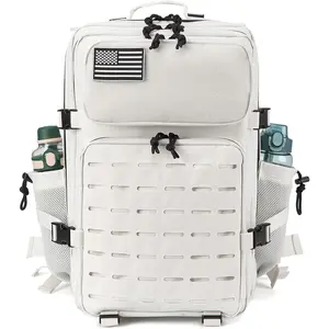 25L/35L/45L   Backpack For Men Molle Daypack 3 Day  Out Bag Hiking Rucksack With Bottle Holder