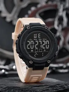 Night Glow Waterproof Electronic Watch for Men and Women, Student Party Tech Stylish Multifunctional Korean Trendy Sports Digital Watches