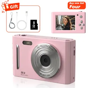 FHD 1080P Digital Camera with 32GB SD Card, 16X Digital ZoomCamera, Portable Mini Camera for Teenagers StudentsBoys Girls, Point and Shoot Camera for Gifts, TechGadgets, Gift, Pocket Camera