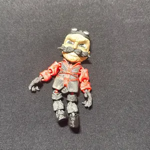 Dr. Eggman 3-D Printed Figurine - Character with Red Outfit, Unique Design, Ideal for Collectors and Fans