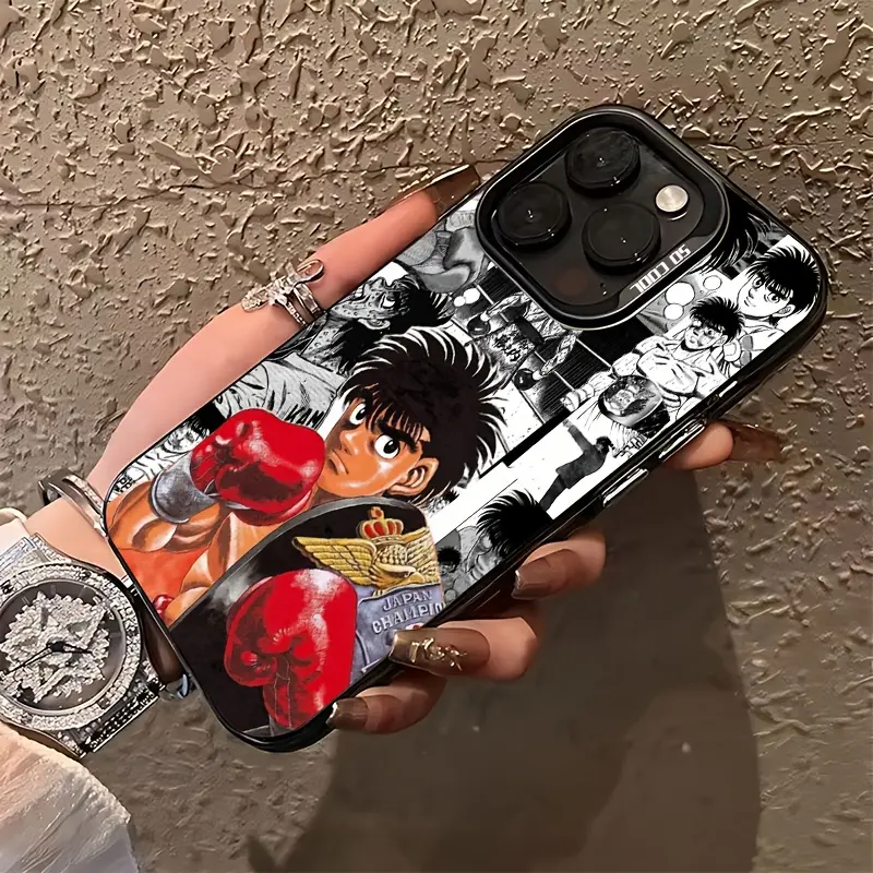 Phone Case - H-Hajime No I-Ippo Phone Case Designed to Fit for iPhone 17 Air 16 15 14 13 12 11 Pro Max Plus Samsung Galaxy S25 S24 S23 S22 Ultra Plus, Featuring an Anti-Drop Frosted Back Cover, Animal, Accessories