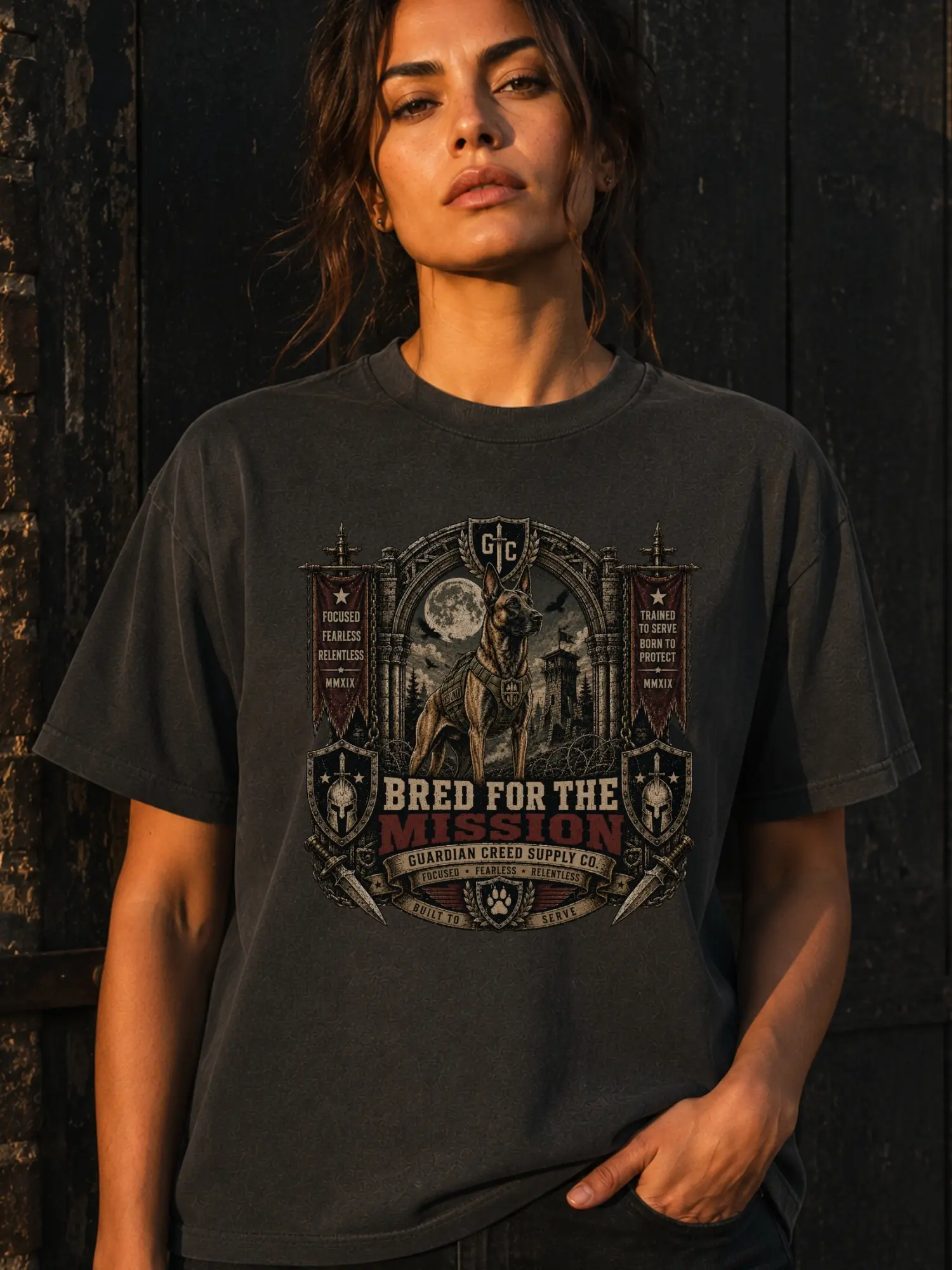Belgian Malinois Shirt | Bred For The Mission Tee | Malinois Gift For Him| Malinois Gift For Her