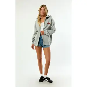 WILD COLLECTIVE Women's x MLB NY Mets Zip Up Hoodie