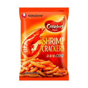 NONGSHIM New Flavor Korean Shrimp Chips Spicy Sauce 2.65 oz Viral Snack