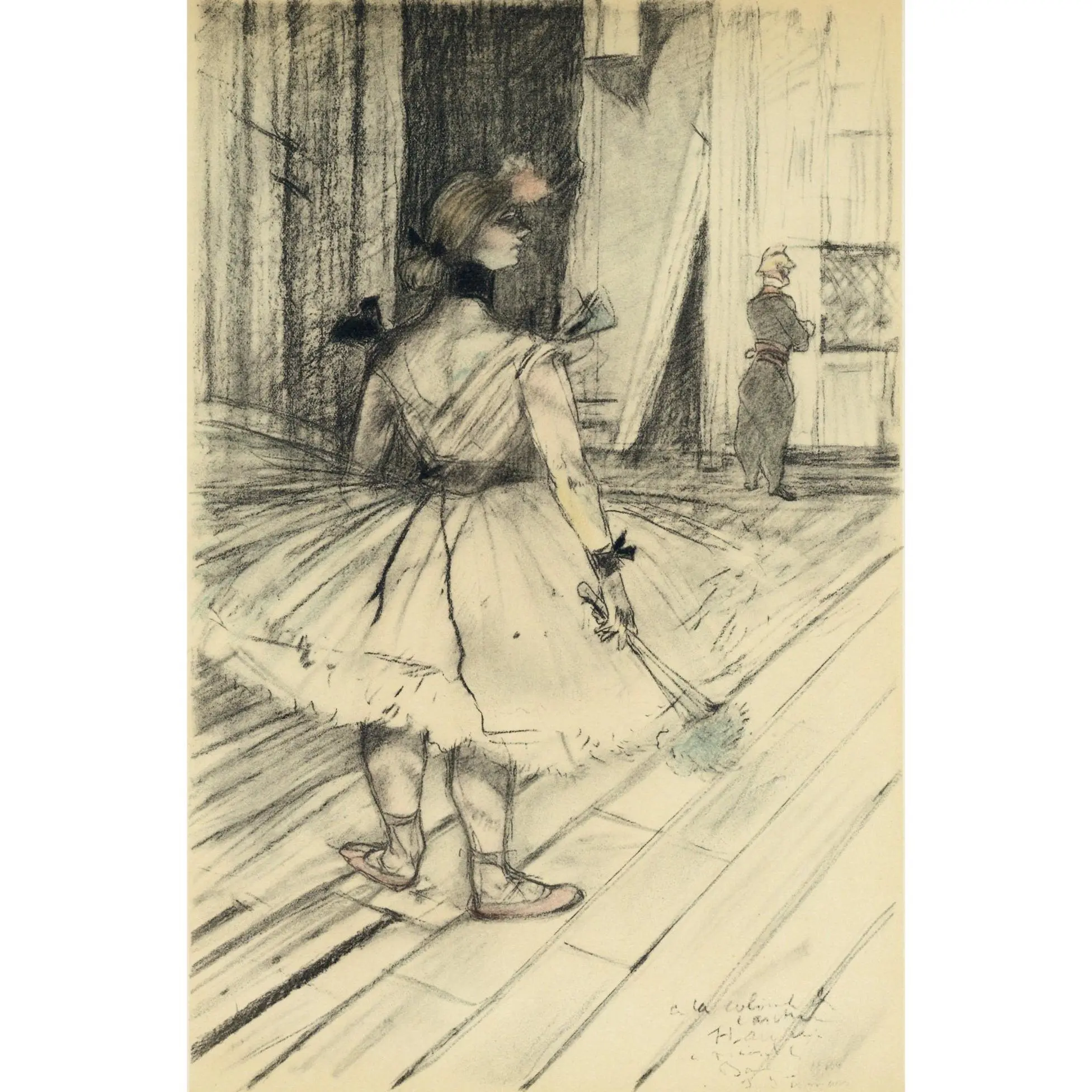 Henri de Toulouse-Lautrec, Dans les coulisses, The Circus by Toulouse-Lautrec, Limited Edition Lithograph