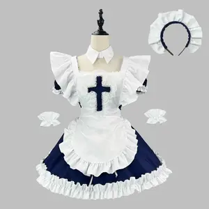 2025 New Japanese Classic Short-sleeved Maid Cute Japanese Maid Cosplay Women's Maid Dress