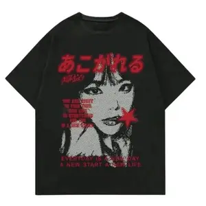 ROMWE Men Short Sleeved Y2k T-Shirt With Slogan T-Shirt, S-3XL, Streetwear & Underwear, Unisex Cotton Crewneck T-Shirt - Medium, Short Sleeve Tee