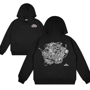 6.7 Power Stroke 2-Sided Hoodie Ford Trucks Cotton Long Sleeve Streetwear