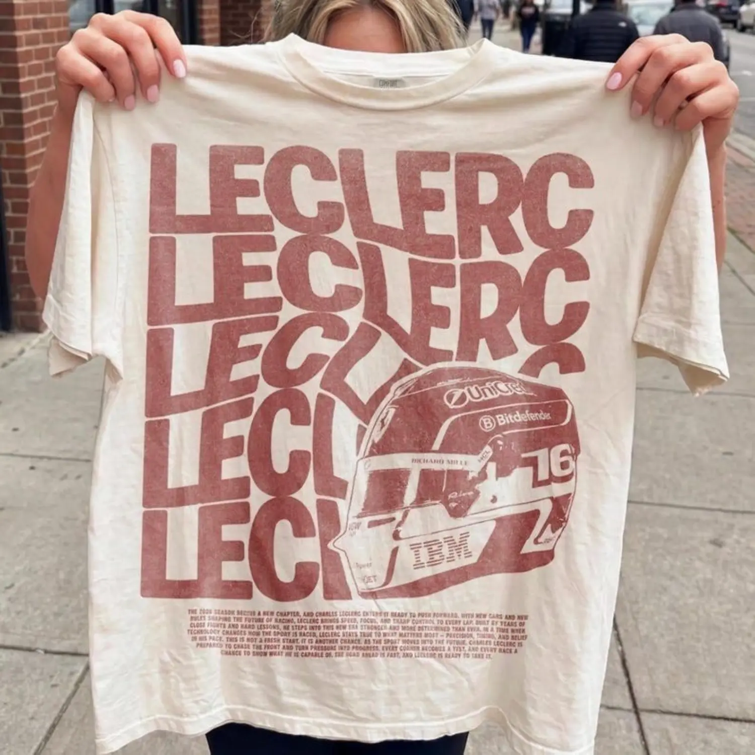 Charles Leclerccc Shirt, CL16 Shirt Vintage Motorsport Graphic Tee, Retro Motorsport Fan Top
