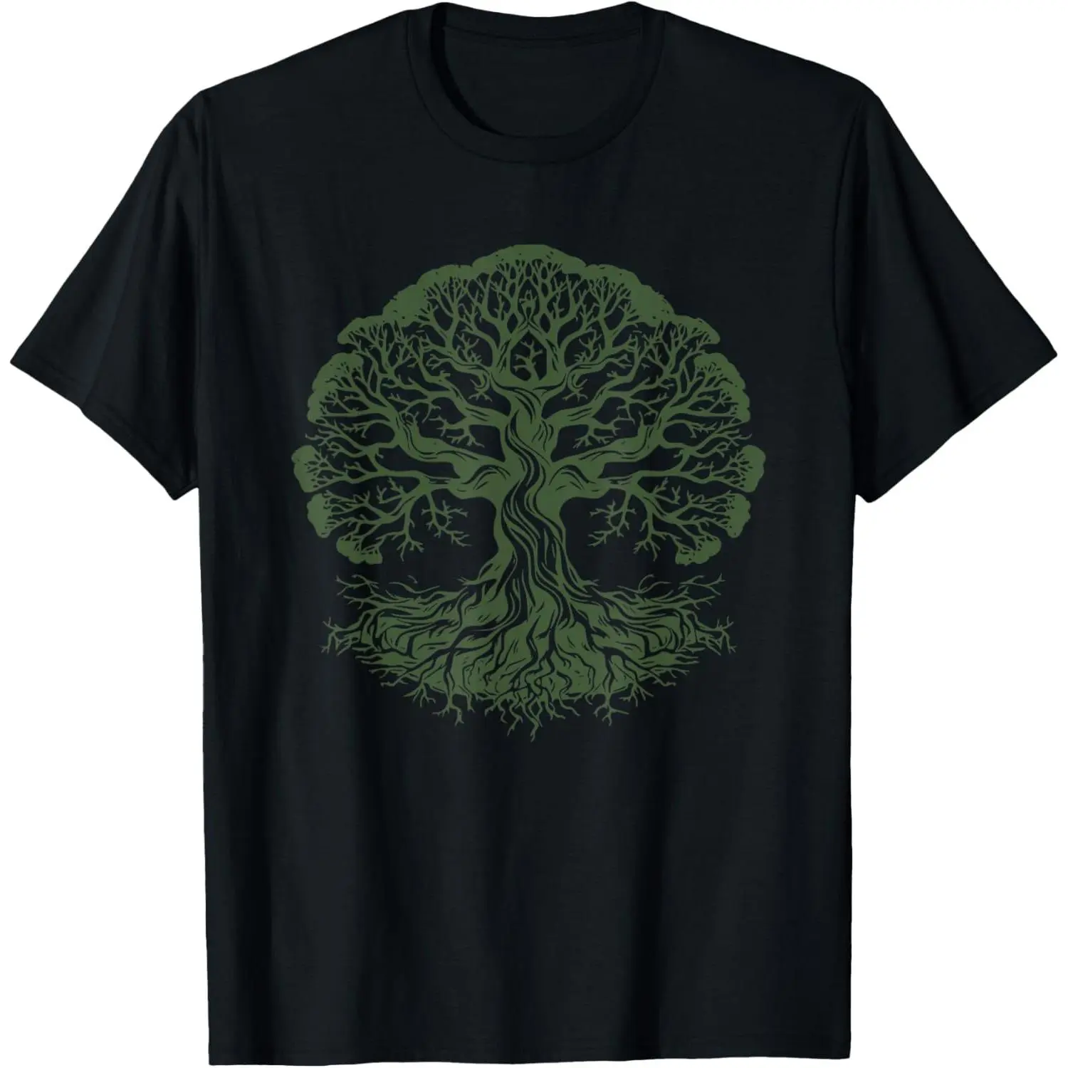 100% Cotton Tree Branch Roots - Wood Forest T-Shirt
