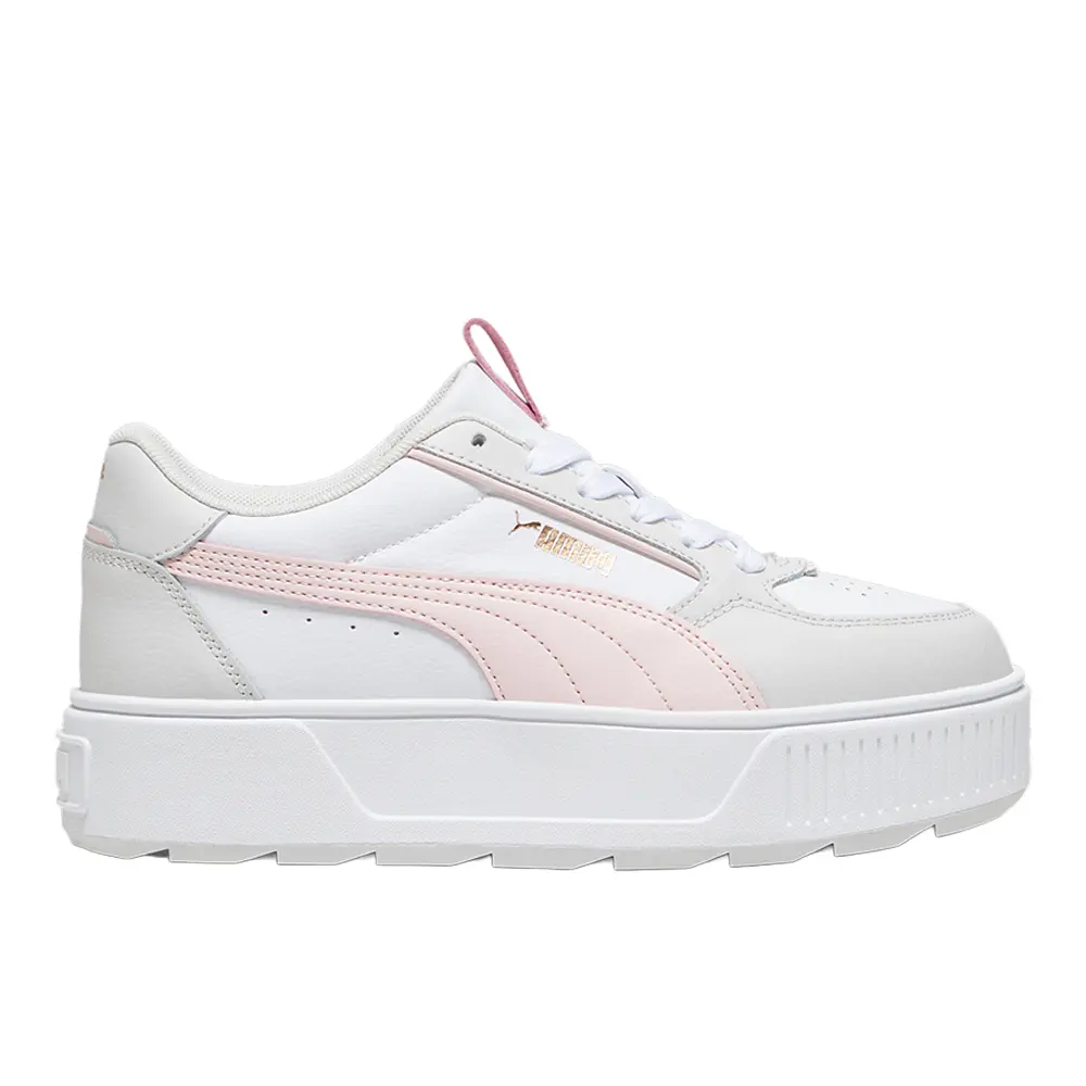 PUMA Womens Karmen Rebelle Cout Perforated Platform Sneakers Shoes Casual - Pink