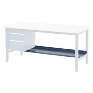 Global Industrial 606949 48 x 15 in. Lower Shelf for Bench, Blue