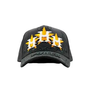Rude Awakenings x Porfa Triple HHH Houston Streetwear Cap – Premium Unisex Snapback Baseball Hat, Urban Houston Trucker Cap, Adjustable Fit, Breathable Mesh Back, Retro City Embroidered Graphic, Lightweight Durable Daily Style