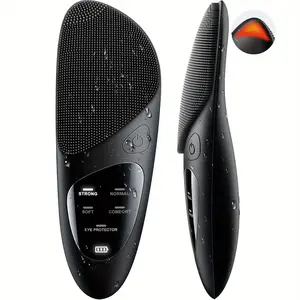 Facial Cleansing Brush Silicone Face Scrubber: Rechargeable Face Wash Brush For Skin Care, 4 Cleansing Modes, Electric Face Exfoliator For Men Women Valentines Day Gifts Cleaning, Exfoliating, Massaging