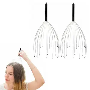 Head Massager Scalp Massager 20 Fingers Head Scratcher, Stocking Stuffers Gift for Scalp Body Relaxing