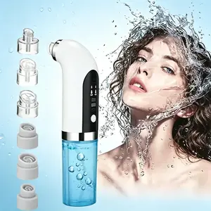 Small Bubble Blackhead Remover Beauty Device, Negative Pressure Deep Cleans Pores, Gentle Skin Care, Home Facial Pore Cleaner