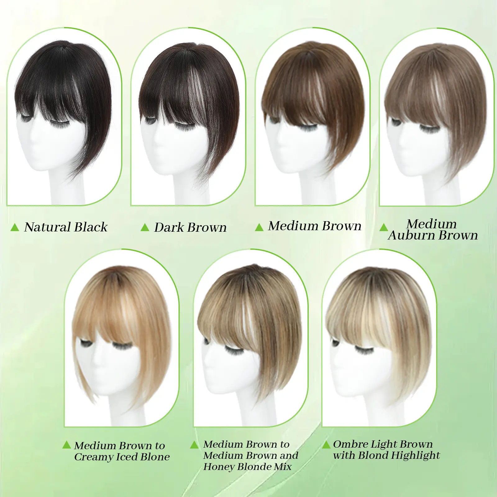 10 Inch Human Hair Topper with Bangs Swiss Lace Base for Thinning Hair Amazon.com : SARO-UP Hair Toppers for Women Real Human Hair  main image 2