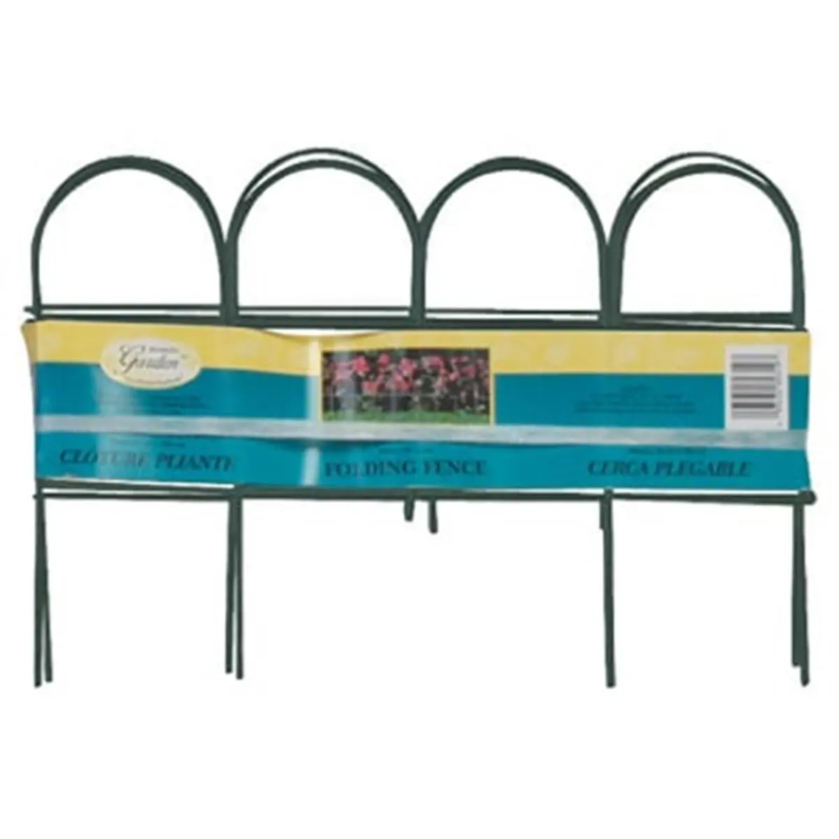 212 MAIN Heavy Duty Arch Folding Steel Fence, 10 ft Long, 1x15.3x10 in, 1.22 lbs, for Home Improvement, Garden Supplies, Arch Shape Design