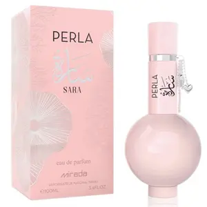 Sara Perla Mirada Eau de Parfum 3.4oz Floral Eau de Parfum with Gourmand Notes, Tropical Fruits, Alcohol Free, Single Item, Made in UAE