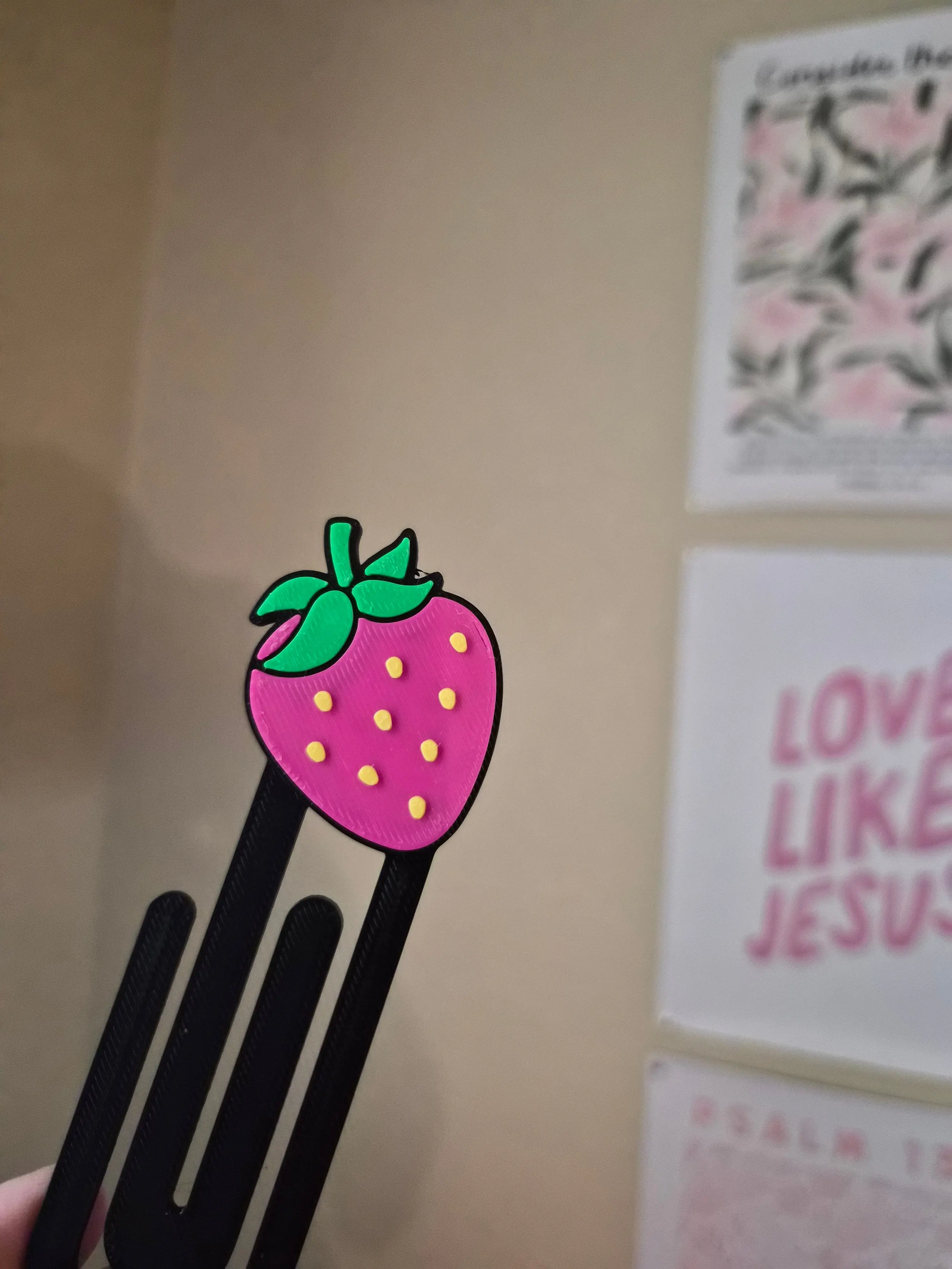Strawberry Jumbo Paperclip