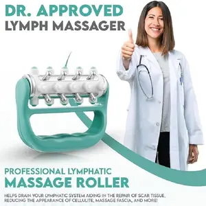 Multifunctional Muscle Massager, Handheld Muscle Massage Roller, Lymphatic Drainage Roller, Relief Roller, Muscle Relaxation Massage Tool for Shoulder, Neck, Thigh, Calf and Back, Body Care
