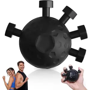 Arm Builder Hand & Forearm Strength Ball, Finger Grip Exerciser, Wrist Strengthener, Guitar Finger Trainer, Grip Strength Trainer, Hand Squeezer