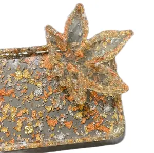 epoxy  tray and ashtray set