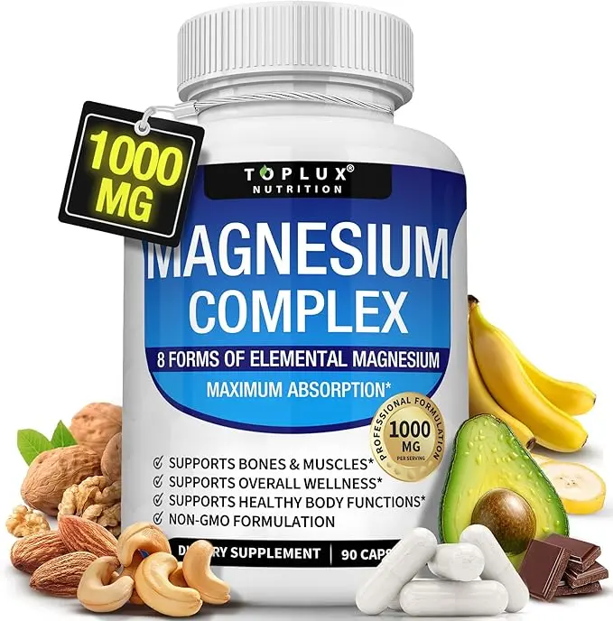 Toplux Magnesium Complex 8 Essential Magnesium Supplement Toplux Magnesium Complex 8 Essential Magnesium Supplement