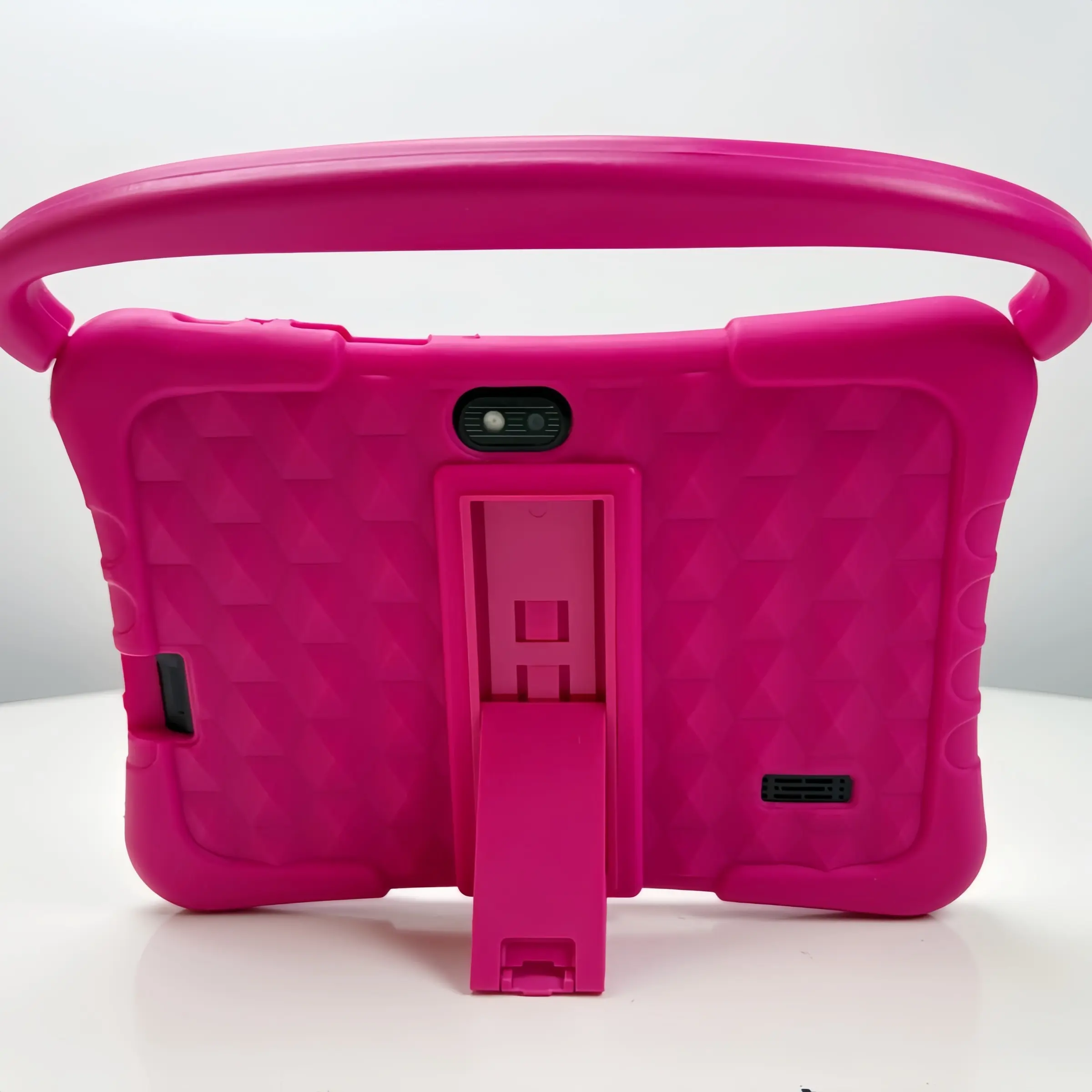 7-Inch Kids Tablet, Android Os, Dual Camera, Quad-Core Processor, 5g WiFi Bluetooth-compatible, Shockproof Case, Perfect Gift for Ages 3+