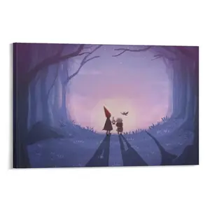 Over The Garden Wall Anime Poster 17 Poster Canvas Wall Art For Bedroom Decor Bar Office Room Decor Gift