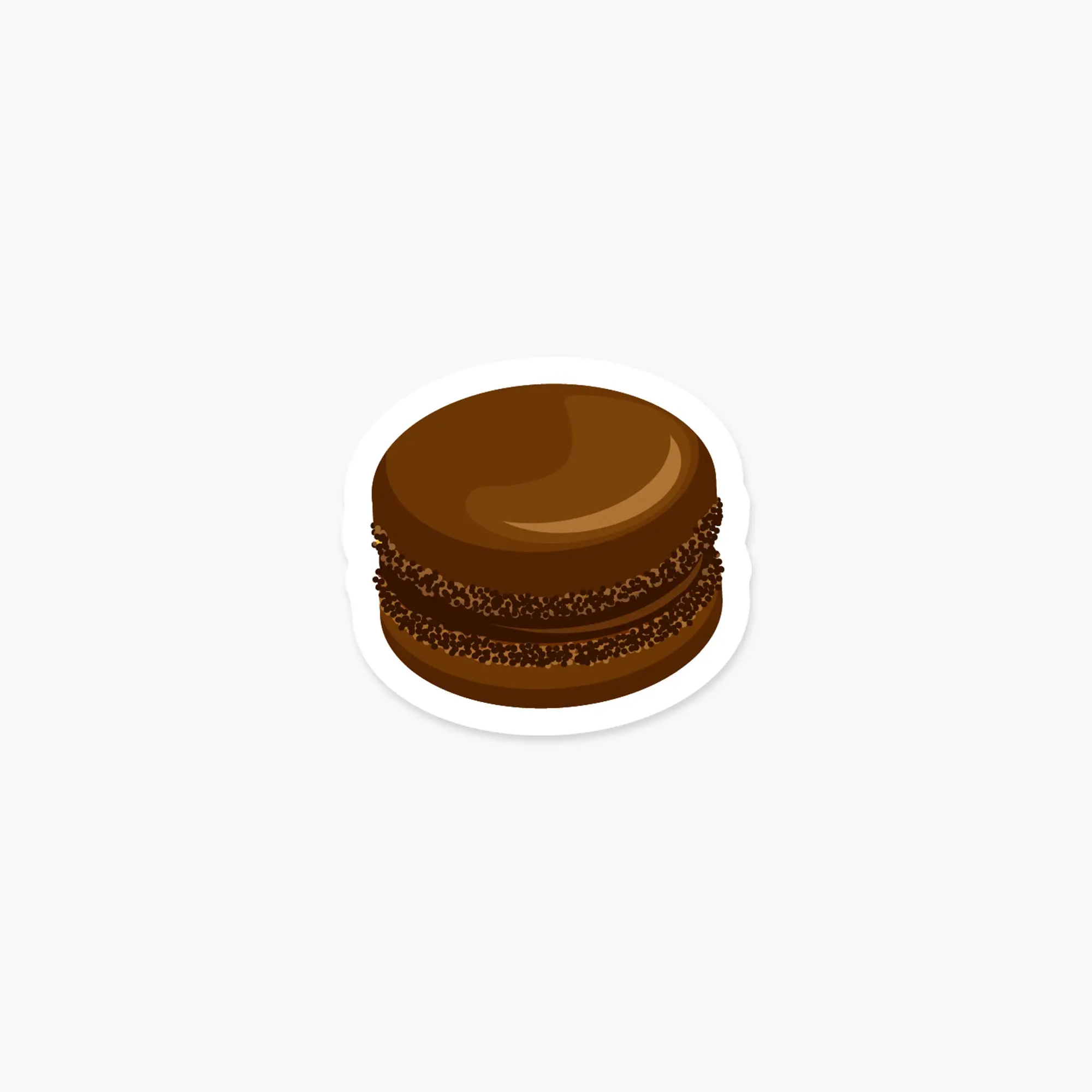 Macaron Chocolate Sticker