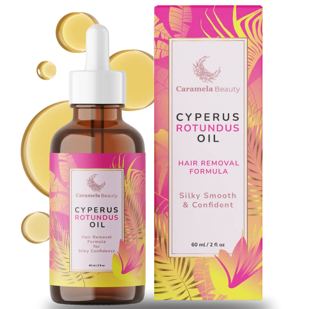 Caramela Beauty Cyperus Rotundus Oil for Silky, Smooth-Looking Skin