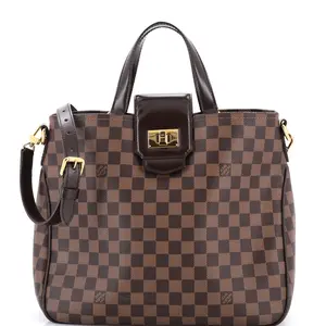 Pre-owned Louis Vuitton Canvas Coated Tote Bags REBAG Cabas Rosebery Damier by Rebag