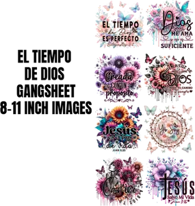 EL TIEMPO DE DIOS DTF GANGSHEET