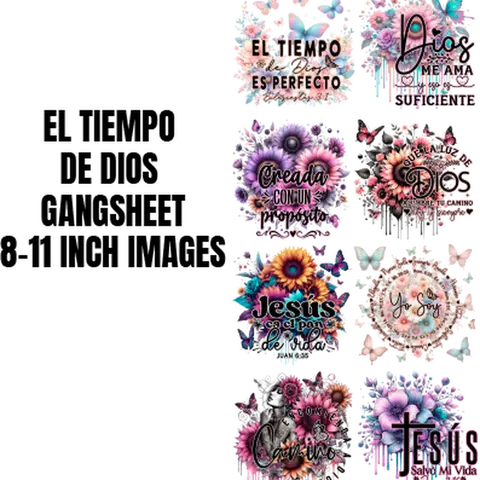 EL TIEMPO DE DIOS DTF GANGSHEET