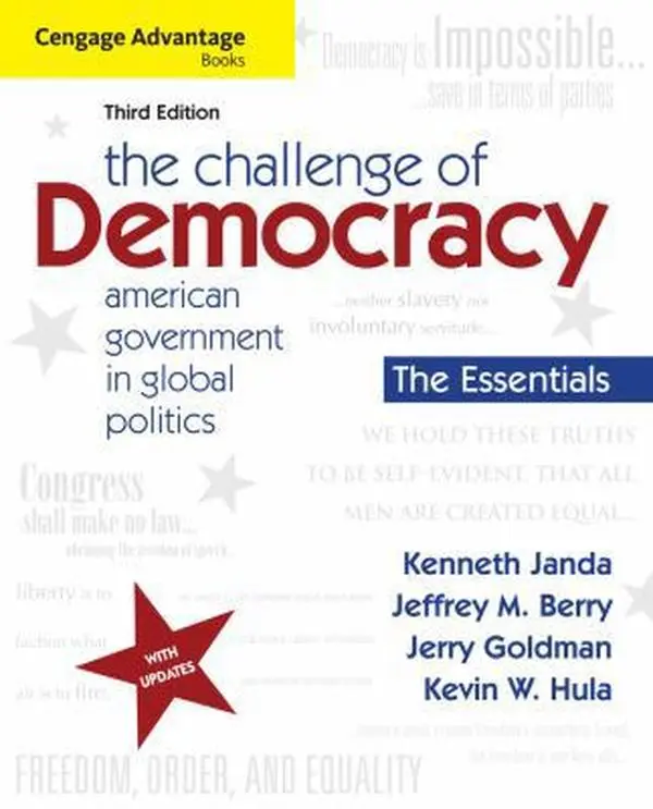 USED-The Challenge of Democracy, Essentials: American Government in Global Politics, 3rd Edition by Kenneth Janda (Paperback)