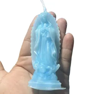 Virgen María Blue Object as shown in the Image Decor Religious