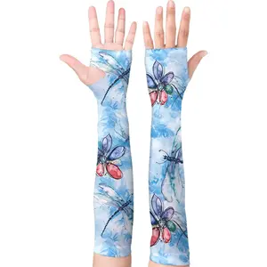 Gardening Sleeves Farm Sun Protection Arm Cooling Sleeves Thorn Proof Garden for Women Men with Thumb Hole