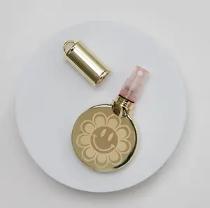 Perfume Dispensing Keychain / Bag Charm: Refillable, includes refilling tools