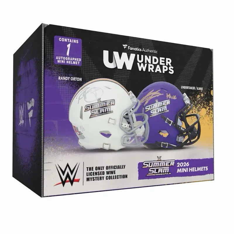 WWE Fanatics Authentic Autographed Mini Helmet - Memorabilia for Collectors - Authentic Signed Piece