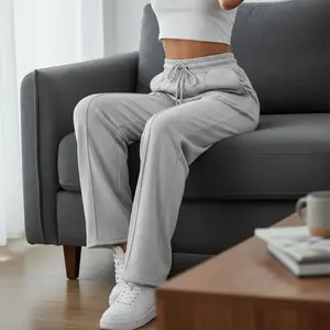 Womens Wide Leg Sweatpants Baggy Lounge Travel Pants Fall Fashion Warm Clothes Joggers